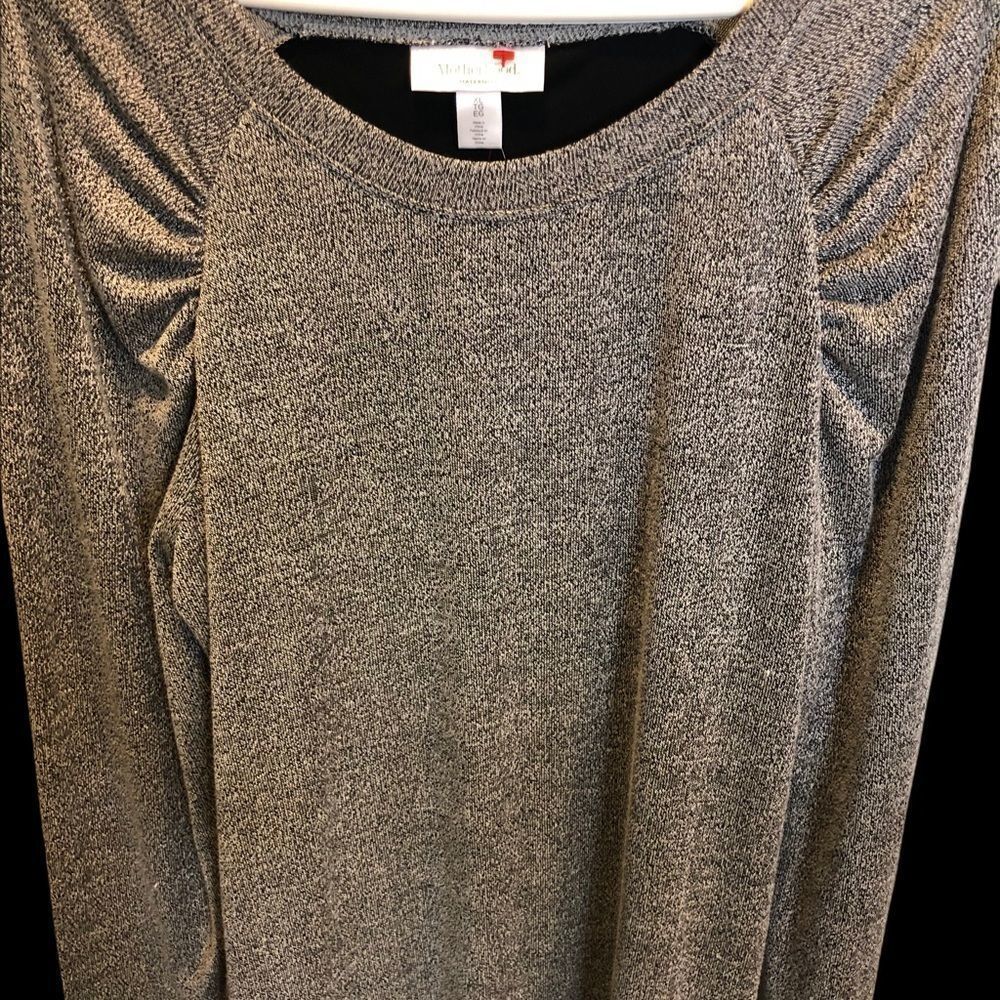 Motherhood Maternity Grey Long Sleeved Fully‎ Lined Maternity Dress